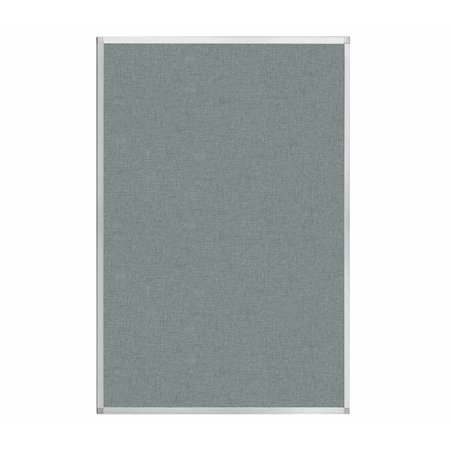 VERSARE Hush Panel Configurable Cubicle Partition 4' x 6' Sea Green Fabric 1850610